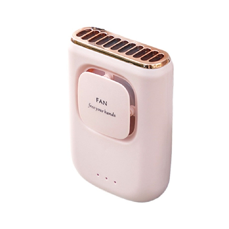 1200mAh Batterie 5V Ladespannung Typ-C Lademodus 3 Verstellbare tragbare kleine Lüfter in rosa oder blau