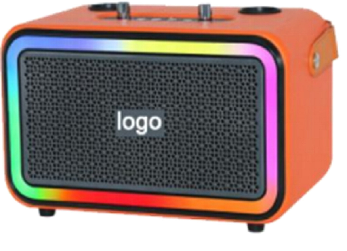 High-Fidelity MVSILICON IC Chip mit DSP-Sound-Verarbeitung mit zwei 4-Zoll-Woofern 3000mAh Batterie Dual Wireless Mikrofone