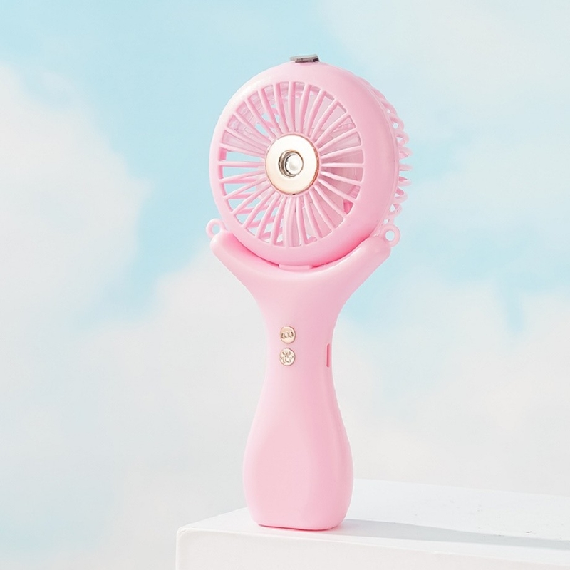 500mAh Batterie 2 Stunden Ladung 3 Windgeschwindigkeiten 148g Leichtgewicht Halterneck Desktop Handheld 3 In 1 Nano Spray Fan