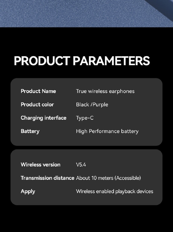 Bluetooth 5.4 F10 Titanium Komposit-Diaphragma Lautsprecher A2DP AVRCP HFP 12H Akkulaufzeit 60H Musikwiedergabe 1H Ladung