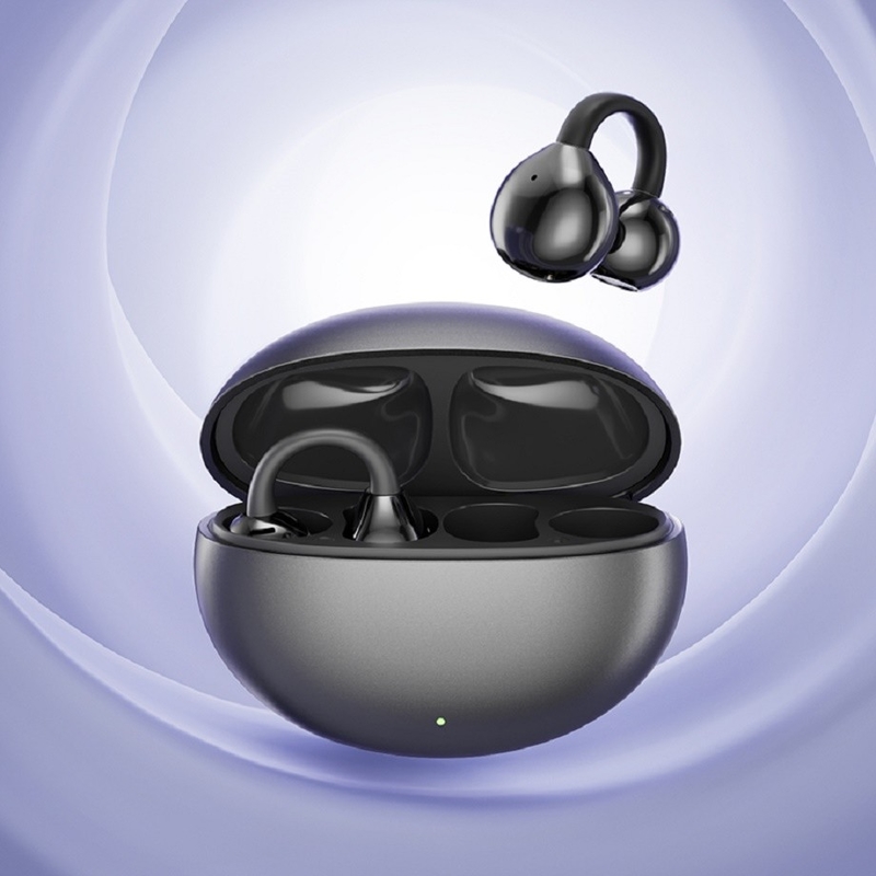 BT 5.4 3D Ergonomisches Design Bluetooth Kopfhörer Kopfhörer bis zu 5 Stunden pro Anruf Einheitlicher Druck Nebel Lila Milch Tee Haut Obsidian Schwarz