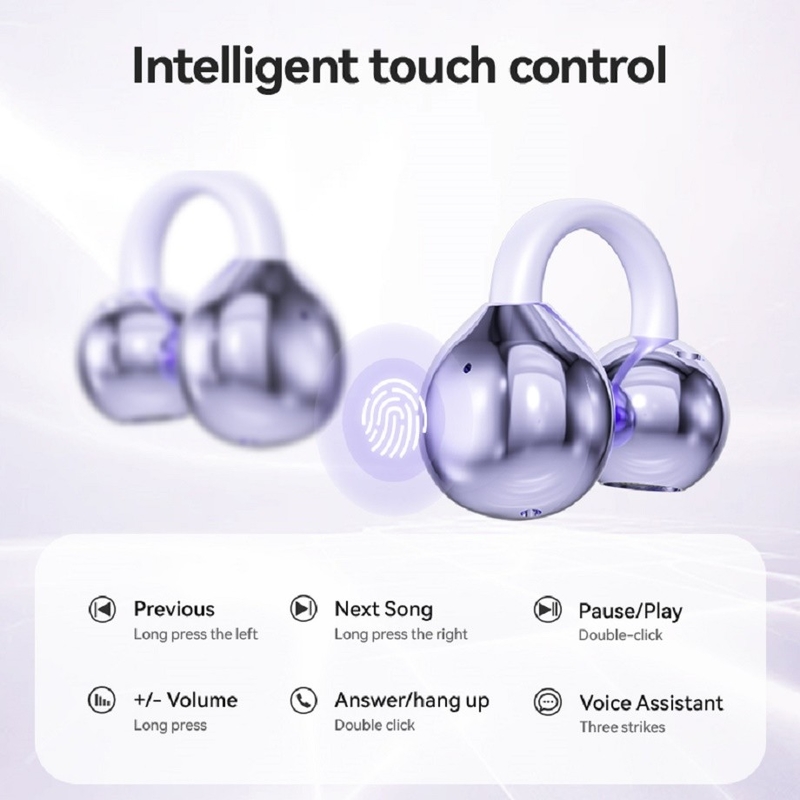BT 5.4 3D Ergonomisches Design Bluetooth Kopfhörer Kopfhörer bis zu 5 Stunden pro Anruf Einheitlicher Druck Nebel Lila Milch Tee Haut Obsidian Schwarz