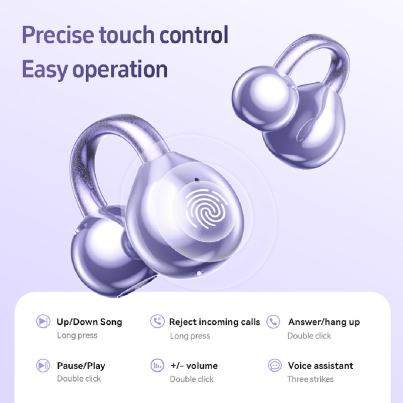 Bluetooth 5.4 A2DP/AVRCP/HFP-Unterstützung Titan-Diaphragma Lautsprecher 4g pro Ohr Wasserdicht Schweißdicht Für Geschäftsleute Spieler