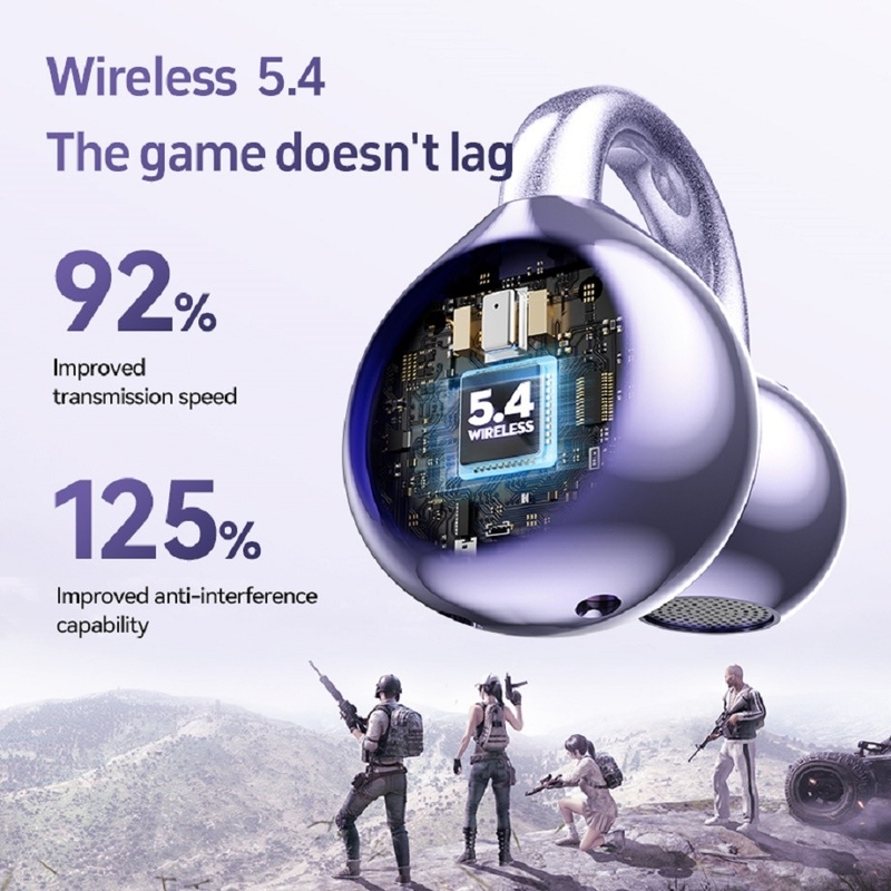 Bluetooth 5.4 A2DP/AVRCP/HFP-Unterstützung Titan-Diaphragma Lautsprecher 4g pro Ohr Wasserdicht Schweißdicht Für Geschäftsleute Spieler