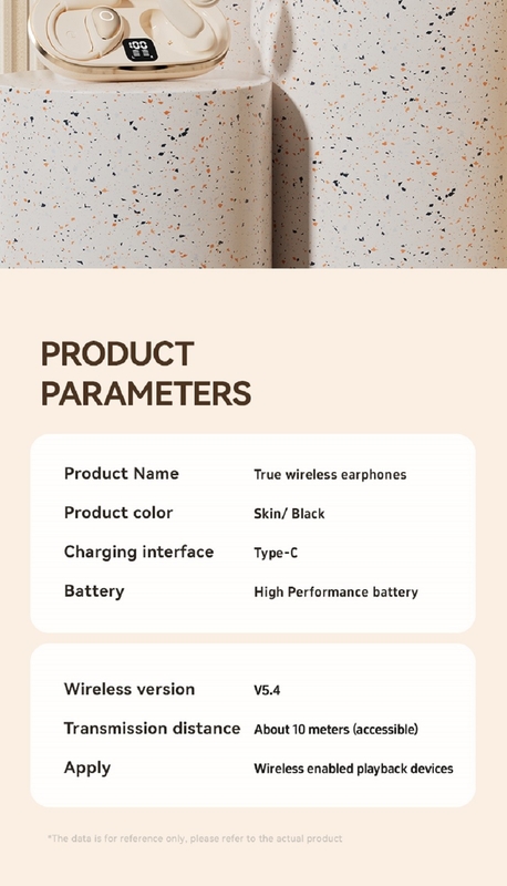 Bluetooth 5.4 Headphone Earphone 4-5 Hours Per Charge 600mAh Case 4.8g Each 2.8×2.5×1.8cm Optimierte Mikrofon Dynamische Farben