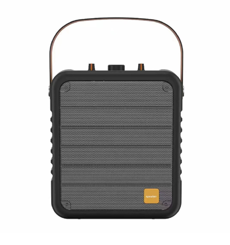 6.5-Zoll-Lautsprecher mit 60 Magneten, 8W Leistung 60Hz-16kHz Bereich 2400mAh Batterie Unterstützt Bluetooth AUX TF FM und USB-Wiedergabe