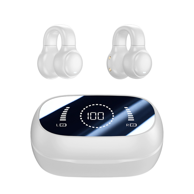 Bluetooth 5.3 Ohrhörer Voll offenes Ohr Design 9D Surround Sound Spiel Audio-Sync HIFI Digital Display 1.5H Aufladen 6H Einzelwiedergabe