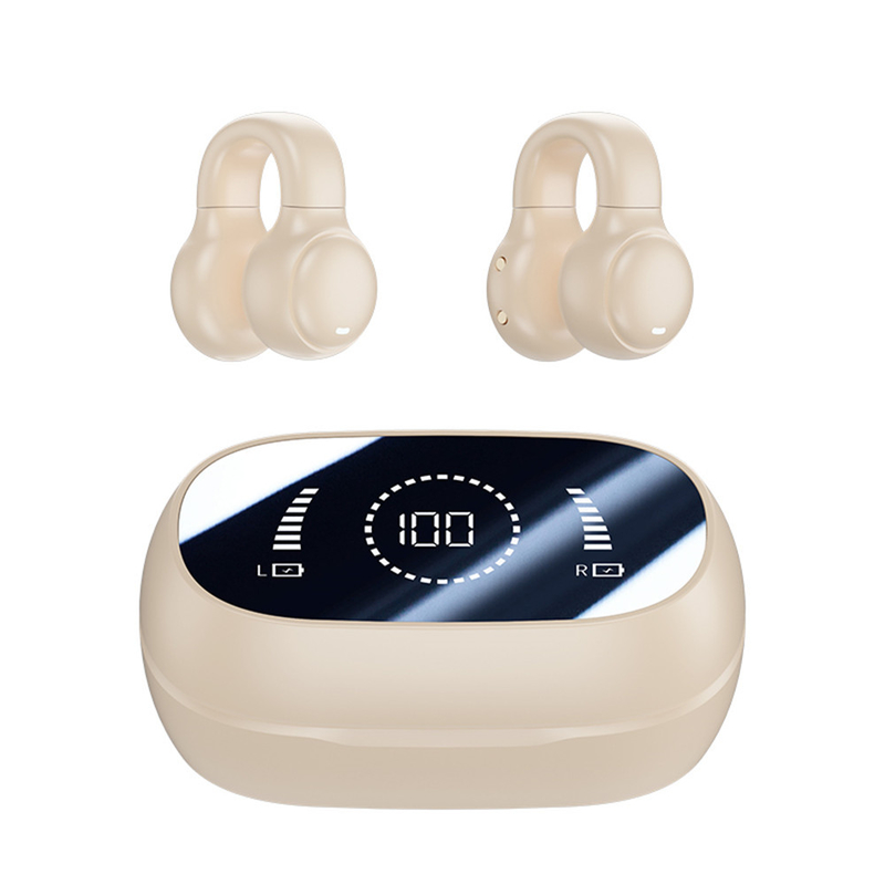 Bluetooth 5.3 Ohrhörer Voll offenes Ohr Design 9D Surround Sound Spiel Audio-Sync HIFI Digital Display 1.5H Aufladen 6H Einzelwiedergabe