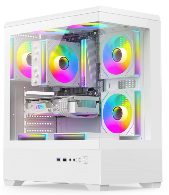 Vollgrößere kompatiblen Architektur unterstützt E-ATX/ATX-Mutterplatten 330mm Grafikkarten 240mm oben montierte Wasserkühlung Gitter Computergehäuse