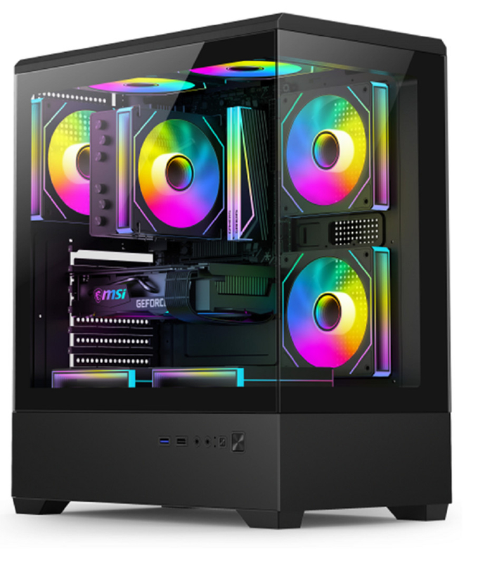 Vollgrößere kompatiblen Architektur unterstützt E-ATX/ATX-Mutterplatten 330mm Grafikkarten 240mm oben montierte Wasserkühlung Gitter Computergehäuse