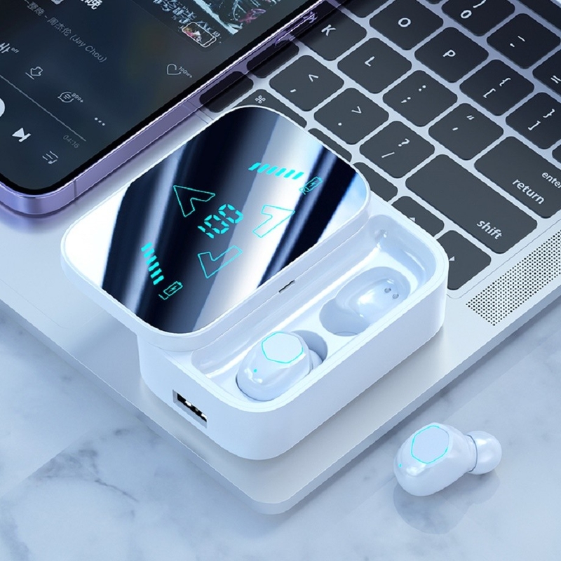 Schiebeabteil Design Intelligentes Spiegelbildschirm Hochgeschwindigkeits-Bluetooth 5.3 Kopfhörer Allwetter-Batterie Lebensdauer wasserdicht Für Sport