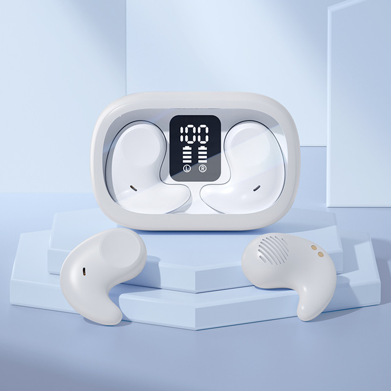 Ein Ohr 5,7 × 3,7 × 2,4 cm, leicht und dünn ohne In-Ear-Design für bequemes Schlafen