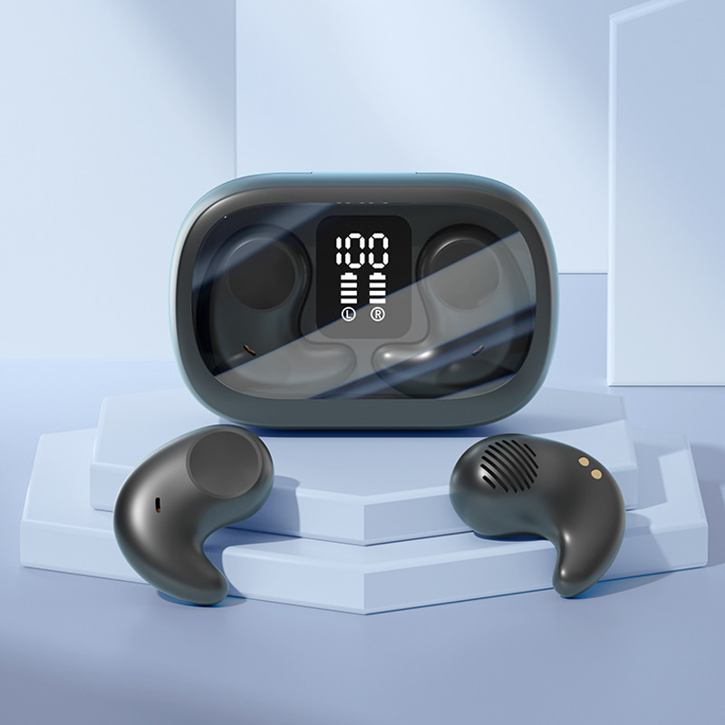 Ein Ohr 5,7 × 3,7 × 2,4 cm, leicht und dünn ohne In-Ear-Design für bequemes Schlafen