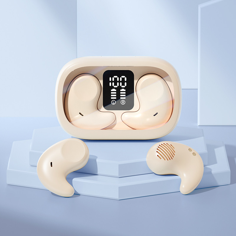 Ein Ohr 5,7 × 3,7 × 2,4 cm, leicht und dünn ohne In-Ear-Design für bequemes Schlafen