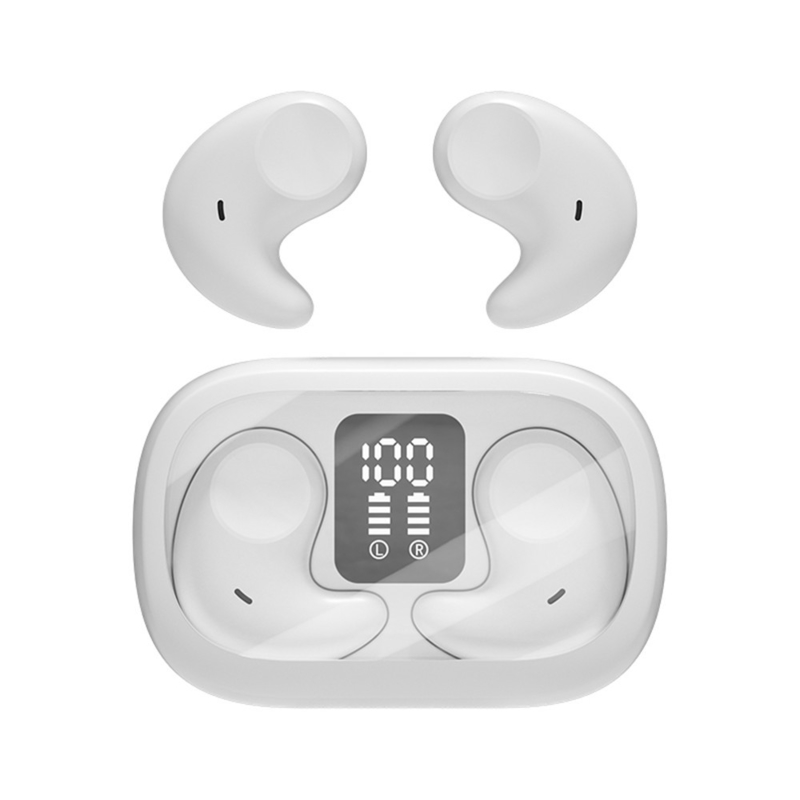 Ein Ohr 5,7 × 3,7 × 2,4 cm, leicht und dünn ohne In-Ear-Design für bequemes Schlafen