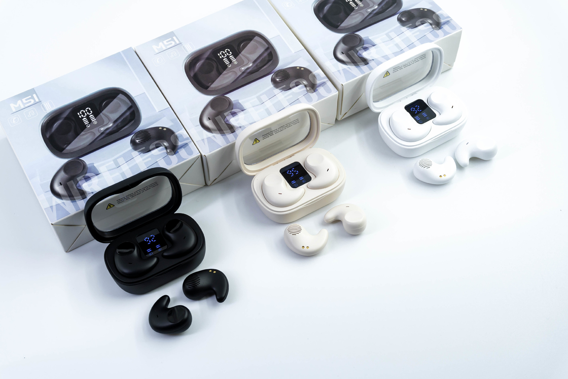 Ein Ohr 5,7 × 3,7 × 2,4 cm, leicht und dünn ohne In-Ear-Design für bequemes Schlafen