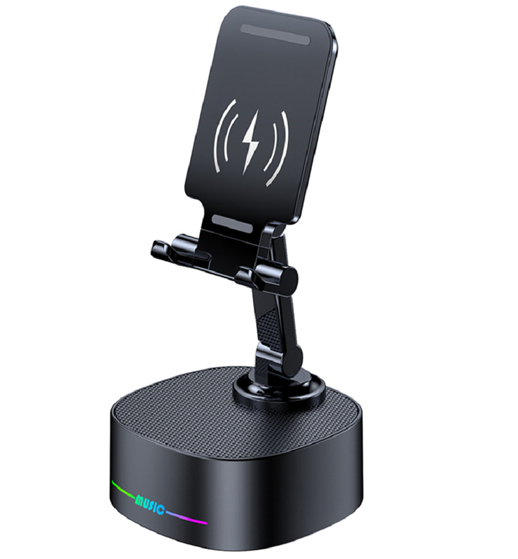 8W Leistungsausgabe 15W Wireless Charging RGB Umgebungslicht 2000mAh Batterie Bluetooth 5.3 TWS Verbindung für Outdoor Camping