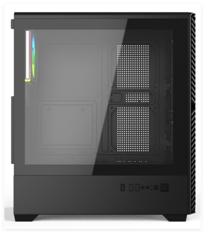 Unterstützt E-ATX / ATX / M-ATX 11 Fan Slots Computerkoffer Dual-Mode Drive Bay, 0,6mm SPCC Stahl + ABS-Panel für Hardcore-Enthusiasten, MOD-Bauherren