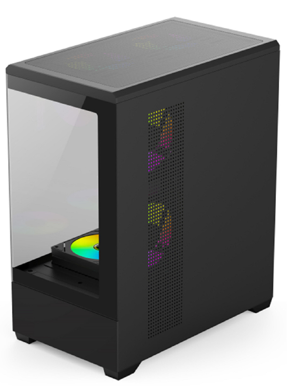 Unterstützt E-ATX / ATX / M-ATX 11 Fan Slots Computerkoffer Dual-Mode Drive Bay, 0,6mm SPCC Stahl + ABS-Panel für Hardcore-Enthusiasten, MOD-Bauherren
