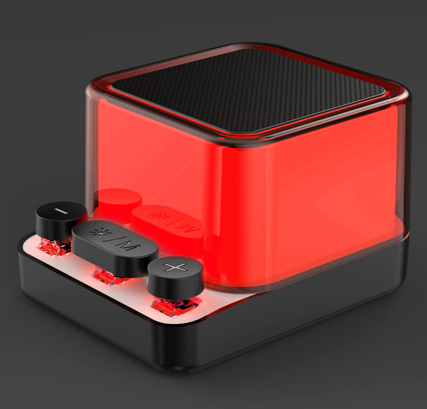 10W Power Black Bluetooth Lautsprecher mit 2400mAh/1200mAh/800mAh Batterien Unterstützt TF/FM Wiedergabe und 32GB Speicherkarte