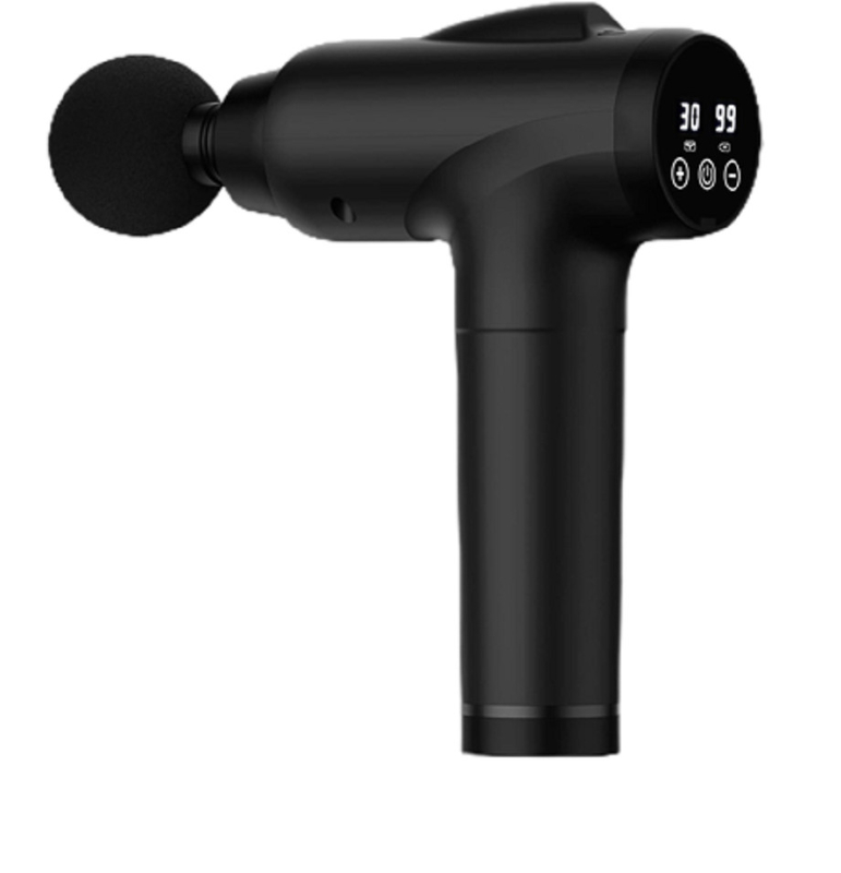 ABS PC Gummi-Kompositions-Körpermassager mit 30W Leistung 1-30 Gänge Dual-Mode-Display-Bildschirm 2500mAh Batterie 9 Massageköpfe