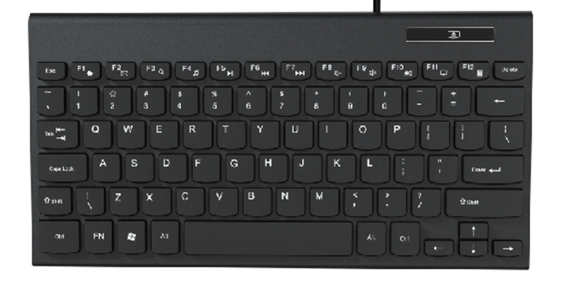 79-Taste wasserdichte Tastatur ultra dünn bei 14,87mm mit Carbon Film Tasten und HIPS Material Logo Anpassung