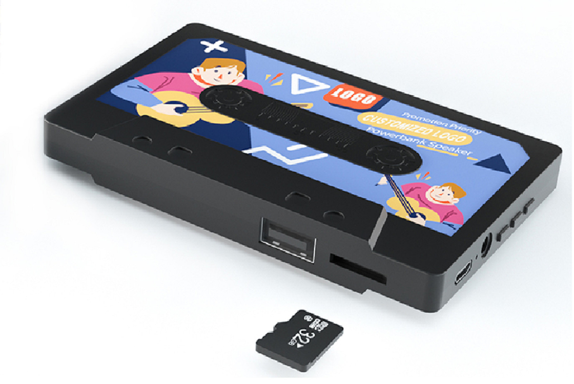 Bluetooth 5.0 TF-Karte FM-Radio unterstützt 32GB Speicherkarte 19mm Vollfrequenzlautsprecher Minimalistischer Geschäftsstil