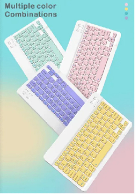 9.7-Zoll-Bluetooth-Tastatur Mehrere Farboptionen 6,4 mm Dicke 183 g Leichtbau Bluetooth 3.0 Dual-Mode Verbindung
