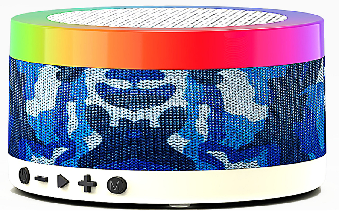RMS 15W Leistung 102mm Lautsprecher Bluetooth TF-Karte USB-FM-Radio-Unterstützung 2400mAh Batterie Farbenfrohe LED-Leuchten mit mehreren Modi