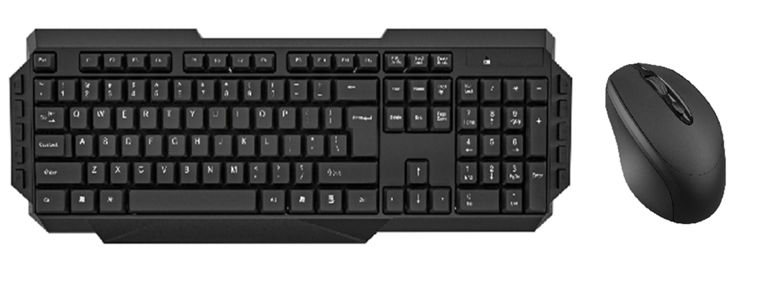 2.4G drahtlose Leichtbau-Wasserdichte Tastatur USB-Stecker und -Spiel benutzerdefiniertes Drucken unterstützt 800/1200/1600 DPI 55g HIPS umweltfreundliches Material