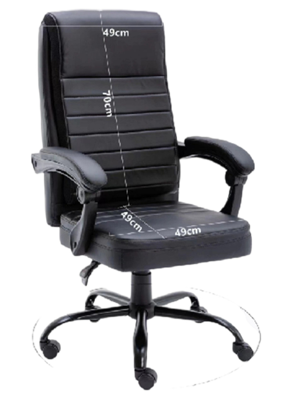Multifunktionsmechanismus Ergonomischer Gaming-Schreibtischstuhl mit hohen Rückprall-PU-Armlehnen und Rückenlehne 320 mm Chrombasis mit Nylon-Rädern