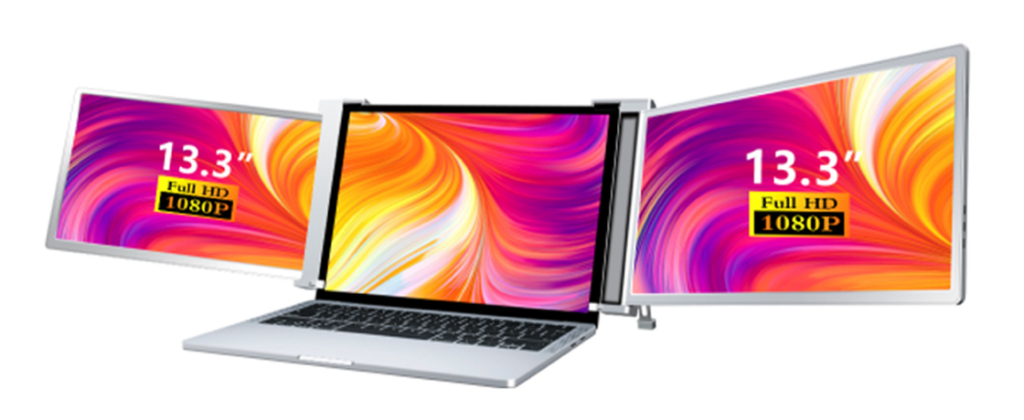 2 13,3-Zoll-IPS-Bildschirme für Laptops PCs Mobiltelefone und Spielekonsolen HDR-Unterstützung 12 Spracheinstellungen