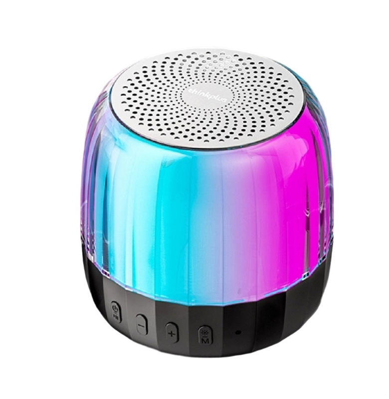 Bluetooth-Lautsprecher, 15W RMS-Ausgangsleistung, 89mm-Lautsprecher. Unterstützt BT, TF-Karte (bis zu 32GB), FM-Radio und bunte Lichter für Outdoor-Enthusiasten usw.