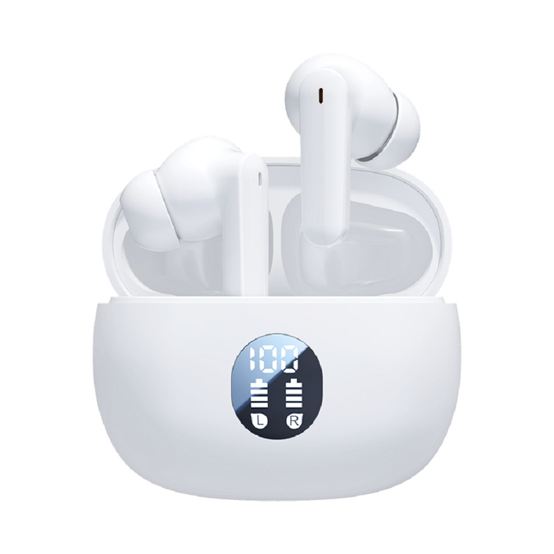 Bluetooth 5.4 TWS-Ohrhörer, F10-Lautsprecher, AAC/SBC-Unterstützung, schwarz/weiß/Hautfarbdesign, geeignet für Geschäfts-, Sport-, Büro- und Studentenanwendungen