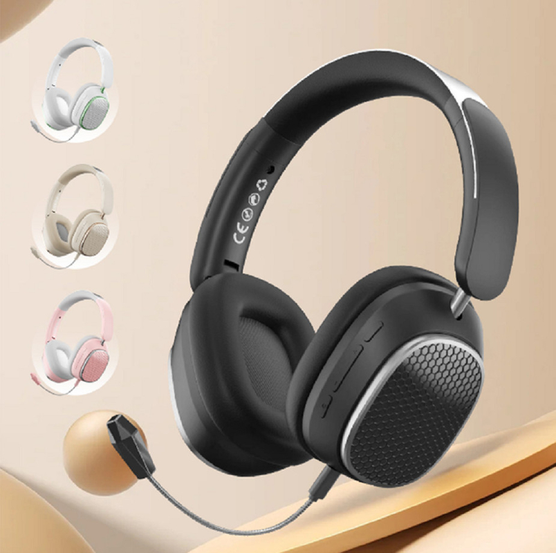 Bluetooth 5.3 Kopfhörer, 400 mAh Akku, 8-Stunden Wiedergabe, 200-Stunden Standby, 40mm Treiber, 18dB ANC