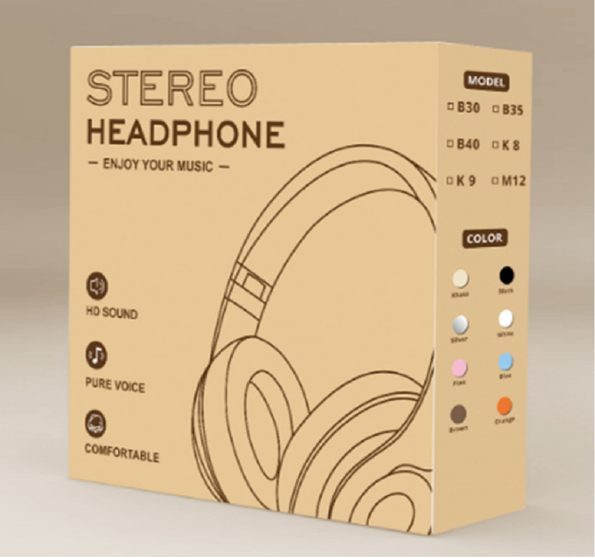 Bluetooth 5.3 Kopfhörer, 400 mAh Akku, 8-Stunden Wiedergabe, 200-Stunden Standby, 40mm Treiber, 18dB ANC