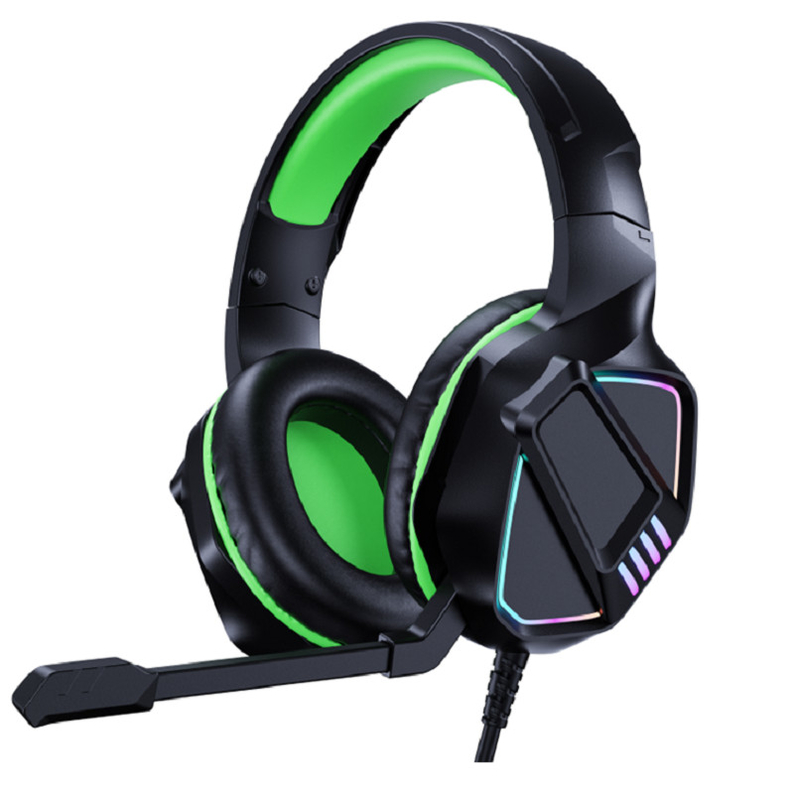 Spielhörer,Φ50mm Lautsprecher, 32Ω Impedanz, 3,5mm Dual Plug + USB, 2m Kabel, -55dB Empfindlichkeit