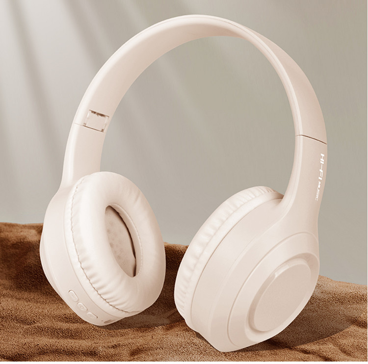 Bluetooth-Kopfhörer, Bluetooth 5.3, 150mAh Akku, 40mm Lautsprecher, 105dB Empfindlichkeit. Unterstützt HFP, HSP, A2DP, AVRCP