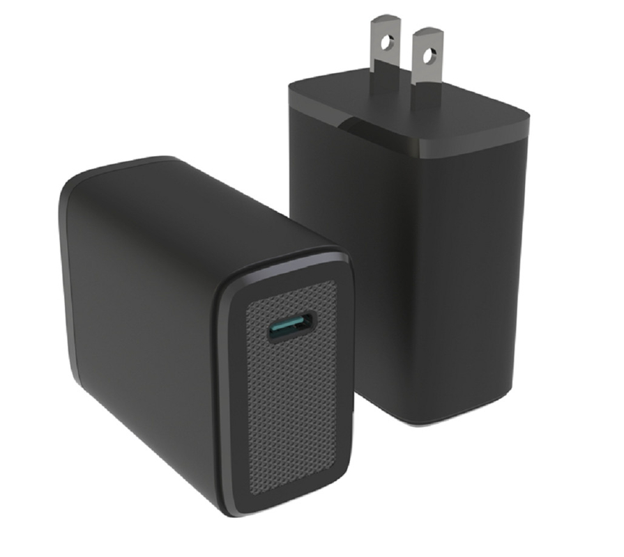 Schnellladegerät für Mobiltelefone, GaN-Technologie, 45 Watt PD-Schnellladung, 110-240 V breite Spannung, USB-C-Anschluss
