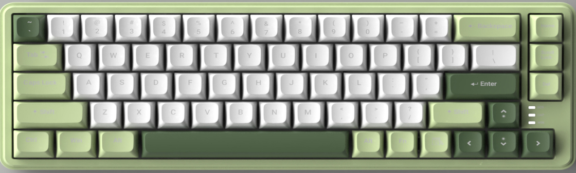 67-Tasten-Membran-Tastatur, kabelgebunden, wasserdicht, sturzfest, ultradünnes Design, farbenfrohe Hintergrundbeleuchtung, ABS mit eingebauter Eisenplatte