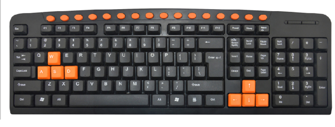Drahtgebundene Multimedia-Tastatur Wasserdicht Plug-and-play USB-Konnektivität 16 anpassbare Knappschaltflächen Leichtbau