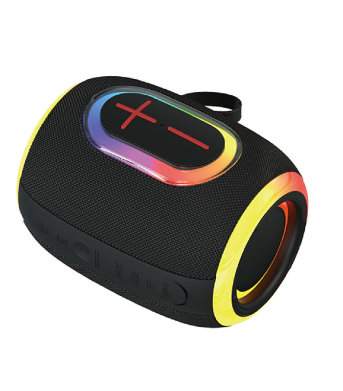 Bluetooth-Lautsprecher 8W Leistung 66mm Treiber 1500mAh Akku unterstützt Bluetooth TF AUX FM und USB-Stick