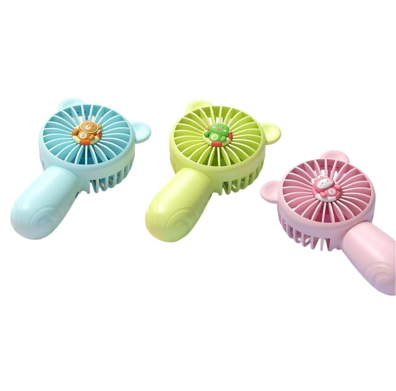 Mini USB Handventilator mit 500mAh Akku, ABS+PP, sicheres Material, tragbarer Bürolüfter mit Ladekabel
