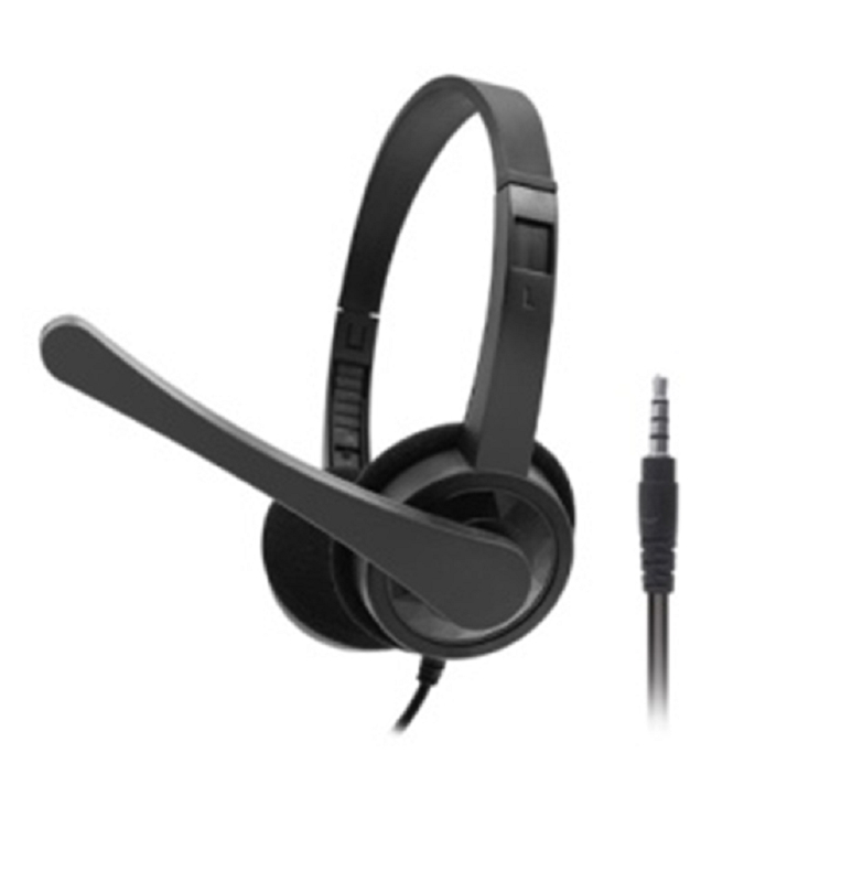 Kabelgebundene Kopfhörer, hochempfindliches Stereo-Headset mit Mikrofon, 3,5-mm-Stereo-Headset mit omnidirektionalem Mikrofon