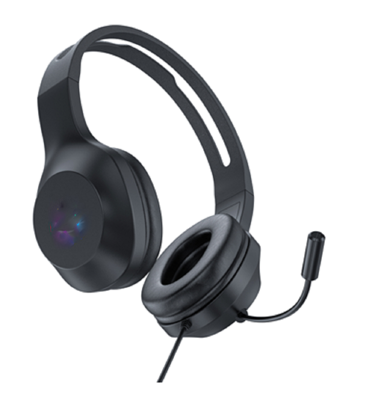 ETEK Gaming Kabel-Kopfhörer 50mm Fahrer 20Hz-20kHz Antwort Omnidirectional Mic 2.0M Kabel