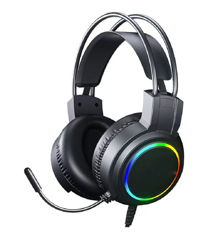 ETEK Gaming Kabel-Kopfhörer 50mm Fahrer 20Hz-20kHz Antwort Omnidirectional Mic 2.0M Kabel