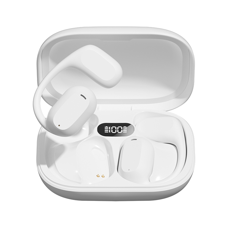 ETEK Ohrbügel-TWS-Kopfhörer, Bluetooth 5.3 (A2DP/AVRCP/HFP), 50mAh Kopfhörerzelle + 300mAh Gehäuse (Schutzplatine)