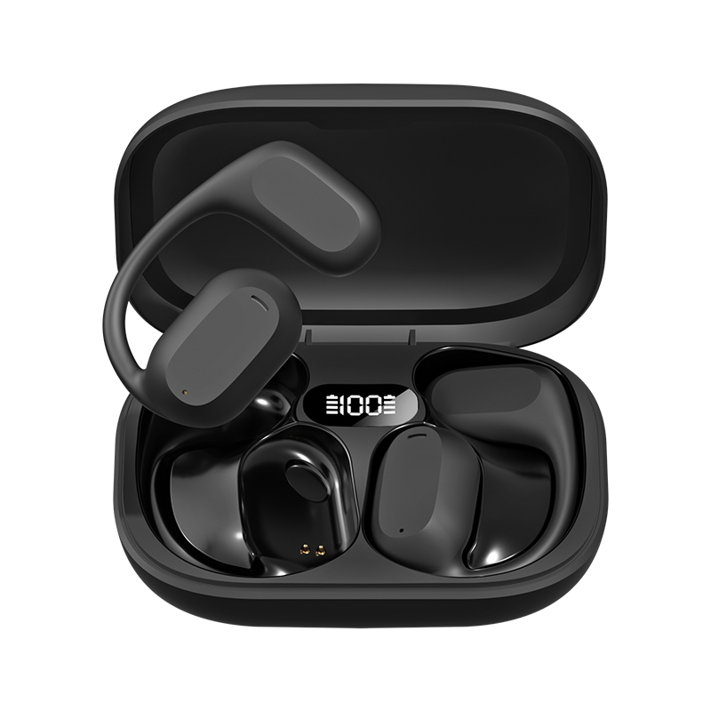 ETEK Ohrbügel-TWS-Kopfhörer, Bluetooth 5.3 (A2DP/AVRCP/HFP), 50mAh Kopfhörerzelle + 300mAh Gehäuse (Schutzplatine)
