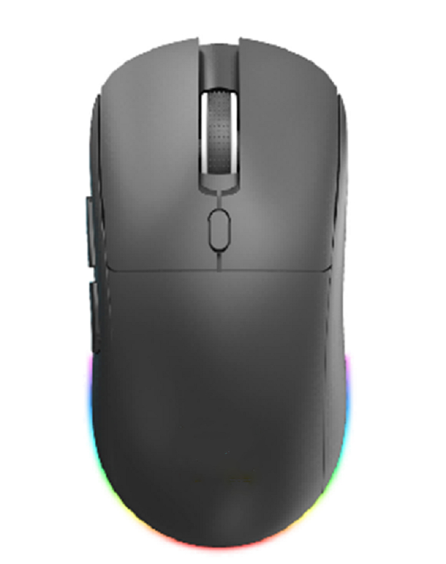 Dual-Mode 2.4G+Bluetooth 6-Tasten-Lasermouse 800-1600 DPI 500mAh Akku für Büroangestellte und Gamer