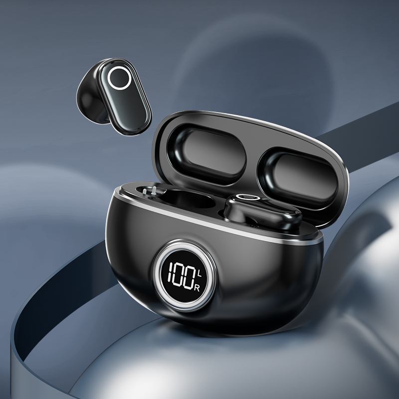 ETEK Vergoldeter Bluetooth 5.4 TWS-Kopfhörer mit F10, 25mAh Ohrhörerzelle + 230mAh Ladecase (Schutzplatine), 2-3 Stunden Gesprächszeit.